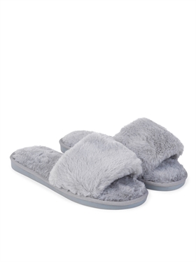 Rosemunde slippers grå